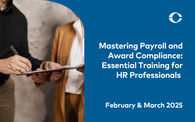Mastering Payroll and Award Compliance: Essential Training for HR Professionals (In-Person)