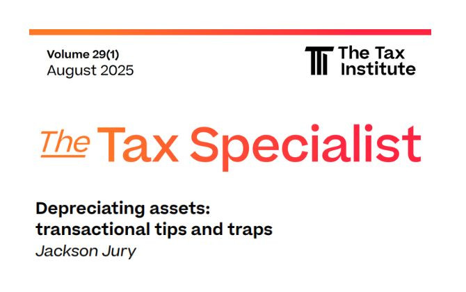Depreciating Assets: Transactional Tips and Traps